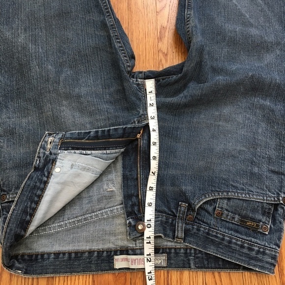 Lee Premium Select Straight Leg Dark Blue Denim Jeans - Picture 10 of 16